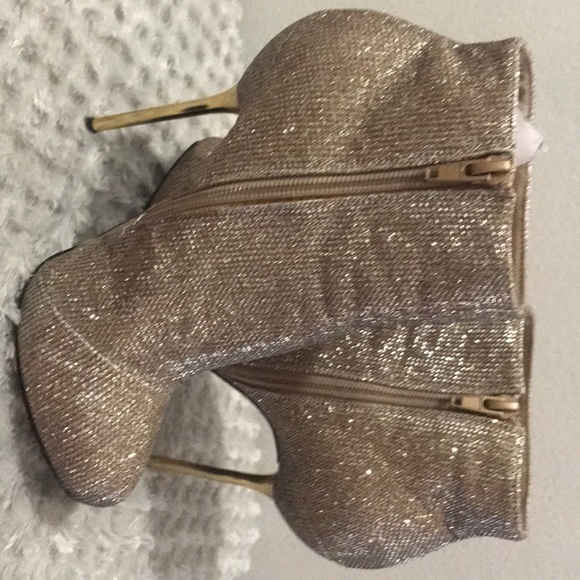 Champagne glitter pu - Picture 5 of 8